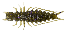 Load image into Gallery viewer, Great Lakes Finesse 2.4-inch Juicy Hellgrammite soft plastic bait with lifelike segmented body and appendages, designed to mimic the larval stage of the Dobson fly, ideal for bass fishing techniques like drop shotting, Ned rigging, and Carolina rigging