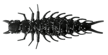 Load image into Gallery viewer, Great Lakes Finesse 2.4-inch Juicy Hellgrammite soft plastic bait with lifelike segmented body and appendages, designed to mimic the larval stage of the Dobson fly, ideal for bass fishing techniques like drop shotting, Ned rigging, and Carolina rigging