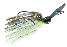 Load image into Gallery viewer, Z-Man Jack Hammer ChatterBait is a premium bass fishing lure featuring a hex-shaped blade, durable hook, and lifelike skirt. Perfect for attracting gamefish in various water conditions, this high-quality lure offers exceptional vibration, action, and versatility for anglers