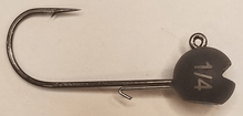 Load image into Gallery viewer, 1/4 ounce tungsten ball head jig with bait keeper and BKK freshwater hooks