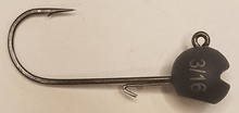 Load image into Gallery viewer, 3/16 ounce tungsten ball head jig with bait keeper and BKK freshwater hooks