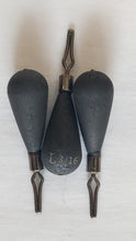 Load image into Gallery viewer, 3/16 ounce line pinch teardrop drop shot weight