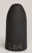 Load image into Gallery viewer, 3/4 ounce tungsten worm weight