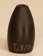 Load image into Gallery viewer, 3/8 ounce tungsten flipping weight