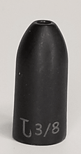 Load image into Gallery viewer, 3/8 ounce tungsten worm weight