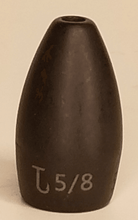Load image into Gallery viewer, 5/8 ounce tungsten flipping weight