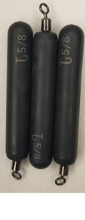 Load image into Gallery viewer, 5/8 ounce line tie tungsten cylinder drop shot weight