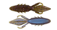 Load image into Gallery viewer, X Zone Adrenaline Bug Jr. 3.5-inch soft plastic creature bait with floating claws, ideal for bass fishing, flipping, pitching, and Ned rigs.