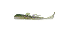 Load image into Gallery viewer, X Zone Stealth Invader 3-inch soft plastic bait with inverted paddle tail, designed to mimic goby, shiner, chub, and fathead minnow forage, ideal for bass and walleye fishing techniques like drop shotting, Ned rigging, and finesse presentations