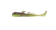 Load image into Gallery viewer, X Zone Stealth Invader 3-inch soft plastic bait with inverted paddle tail, designed to mimic goby, shiner, chub, and fathead minnow forage, ideal for bass and walleye fishing techniques like drop shotting, Ned rigging, and finesse presentations