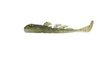Load image into Gallery viewer, X Zone Stealth Invader 3-inch soft plastic bait with inverted paddle tail, designed to mimic goby, shiner, chub, and fathead minnow forage, ideal for bass and walleye fishing techniques like drop shotting, Ned rigging, and finesse presentations