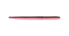 Load image into Gallery viewer, X Zone True Center Stick 6-inch soft plastic stick bait with raised ribbed body and 'WACKY ZONE' marking, designed for Texas rigging, wacky rigging, and finesse bass fishing