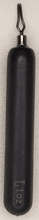 Load image into Gallery viewer, 1 ounce line pinch tungsten cylinder drop shot weight