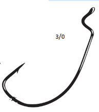 Load image into Gallery viewer, Gamakatsu Worm Hooks - Offset Shank Extra Wide Gap (EWG) offer superior strength and sharpness for rigging soft plastics. Designed with an offset shank and wide gap, these hooks ensure secure hooksets, making them ideal for bass fishing in heavy cover and tough conditions