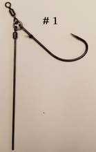 Load image into Gallery viewer, VMC® Tokyo Rig Finesse Neko Black Nickel hook features a sharp point and corrosion-resistant black nickel finish. Designed for finesse presentations, it offers secure hooksets and optimal performance, making it ideal for Tokyo rig setups and targeting bass in various conditions