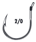 Load image into Gallery viewer, VMC® Wacky Hook Black Nickel features a sharp, durable design with a corrosion-resistant black nickel finish. Perfect for wacky rig presentations, it ensures secure hooksets and optimal performance, making it an essential tool for bass fishing in various conditions