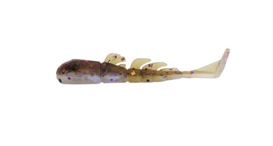 X Zone Stealth Invader 3-inch soft plastic bait with inverted paddle tail, designed to mimic goby, shiner, chub, and fathead minnow forage, ideal for bass and walleye fishing techniques like drop shotting, Ned rigging, and finesse presentations