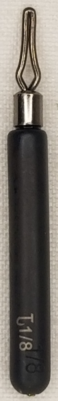 1/8 ounce line pinch tungsten cylinder drop shot weight