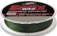 Load image into Gallery viewer, Sufix® 832® Advanced Superline® is the strongest, most durable small diameter braid on the market.Performance Fibers improve abrasion resistance, increase casting distance &amp; accuracy and reduce line vibration. 

