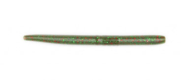 X Zone True Center Stick 5-inch soft plastic stick bait with raised ribbed body and 'WACKY ZONE' marking, designed for Texas rigging, wacky rigging, and finesse bass fishing